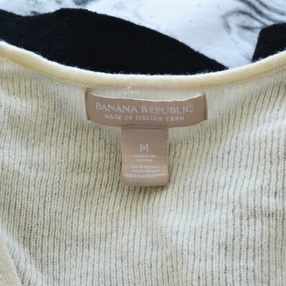 Banana Republic Colourblock Wool/Cashmere Sweater - Picture 6 of 8